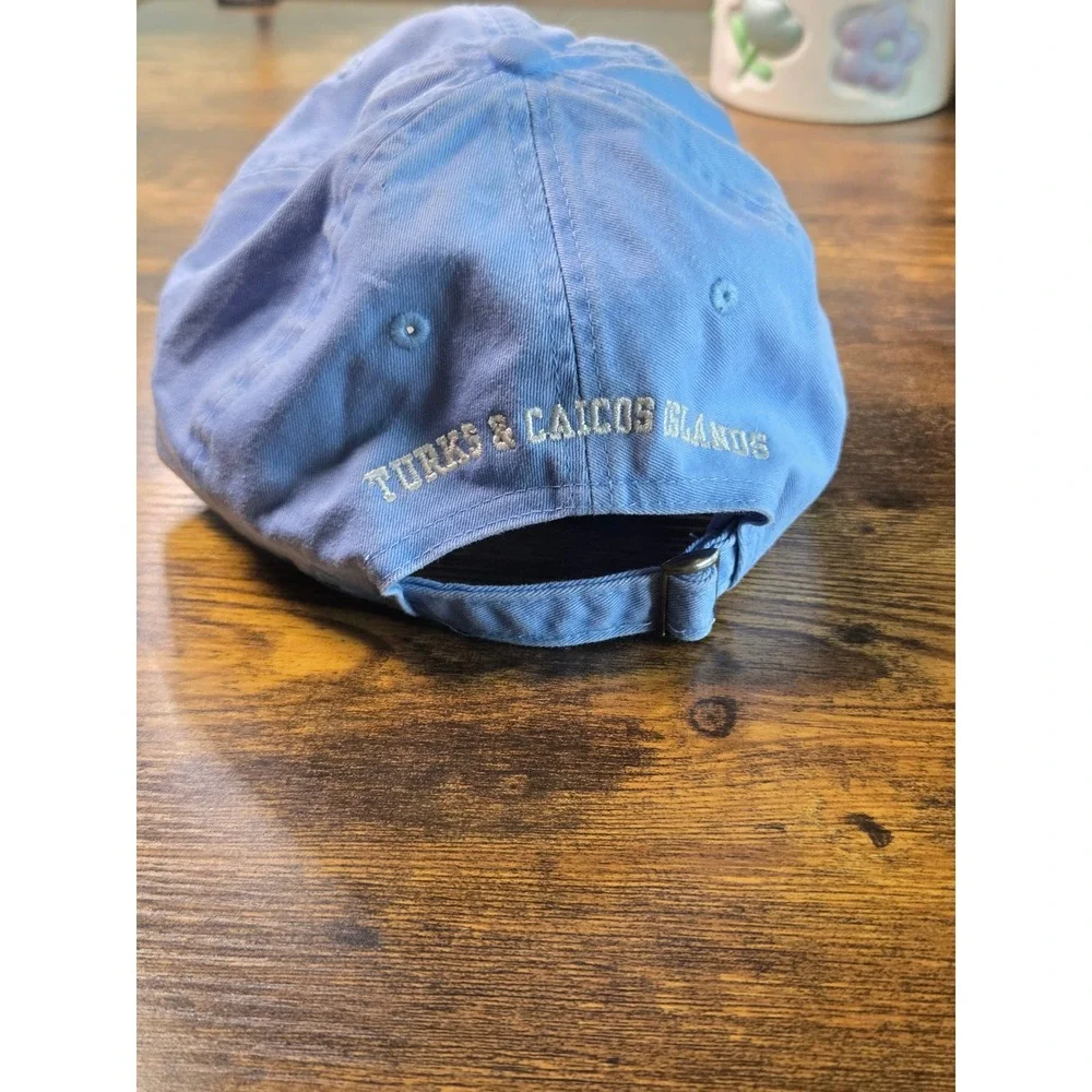Ahead Casuals Turks & Caicos Islands TCI Hat Light Blue Adjustable Baseball Cap